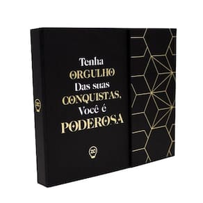 Caderno Planner Capa Dura 19X16,5CM Mulher Poderosa 10072339 ZonaCriativa