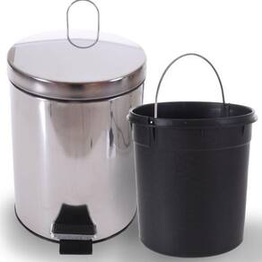 Lixeira Inox Espelhado 3 Litros Bene Casa Inox