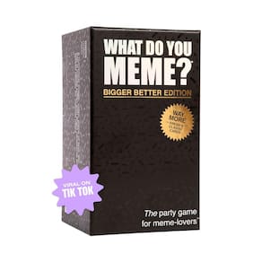 Jogo de cartas O QUE VOCÊ MEME? Edição Bigger Better Adult 17+