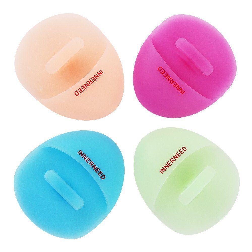 Escova massageadora e limpadora facial de silicone INNERNEED (pacote com