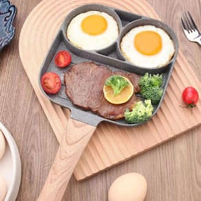 Multifuncional Frigideira Antiaderente 3 em 1 Panela de Omelete Economia de Tempo e Espaço