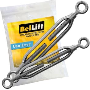 Kit C/ 5 Esticador Olhal Olhal Cabo de Aço 12,5mm Beltools