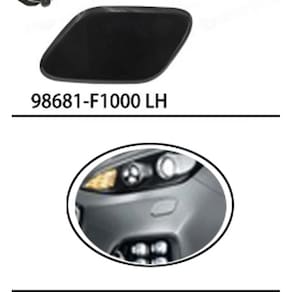 Tampa Parachoque Esquerdo Esguicho Brucutu Limpador de Agua Sportage 2016 2017 2018 98681-F1000