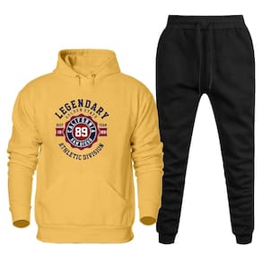 Conjunto Moletom Canguru Estampado California Com Calça Cordao Ajustavel Flanelado Maximo Conforto