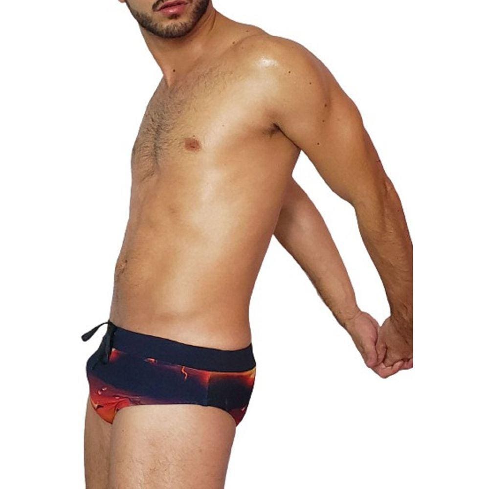 Sunga Slim Estampada Sunset