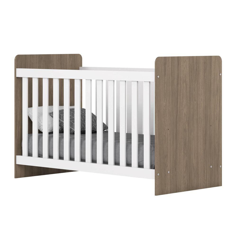 Berço Labirinto Rústico/Branco - Henn