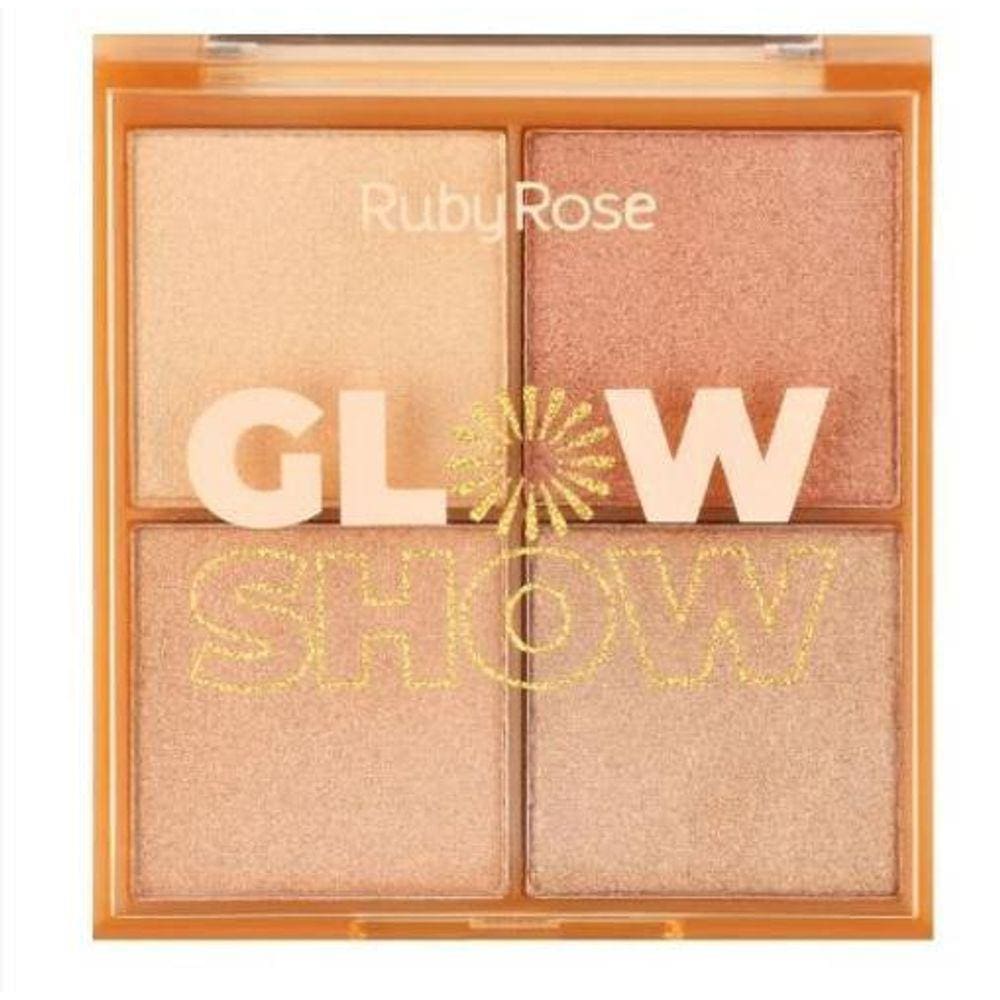 Quarteto De Iluminadores Veganos Glow Show Ruby Rose