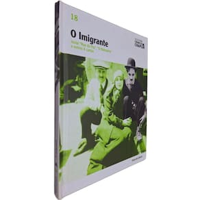 Livro/DVD Coleção Folha Charles Chaplin Vol. 18 O Imigrante Inclui "Rua da Paz", O Balneário" e Outros 4 Curtas