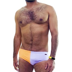 Sunga Laranja e Roxa Slim