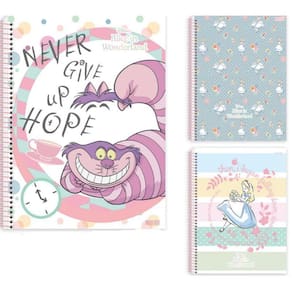 Cad Universitario 1M Alice In Wonderland Sao Domingos 10294