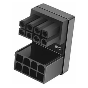 Adaptador Conector 180 Graus Energia Placa De Video Gpu Vga 8 Pinos