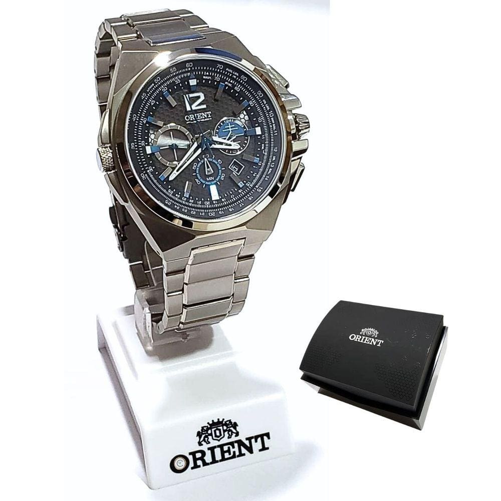 Relógio Orient Masculino Analógico FlytechTitanium Cronógrafo MBTTC017 G2GX