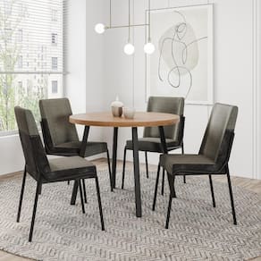 Conjunto Sala de Jantar 4 Cadeiras Roman Carraro Nog Pre