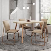 Conjunto Sala de Jantar 4 Cadeiras Monte-Carlo Carraro Pet Ros