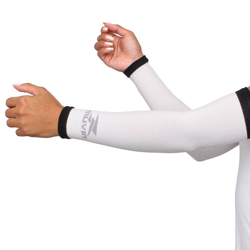 Manguito Longo Solid para Compressão dos Músculos do Braço em Caminhadas, Corridas e Ciclismo
