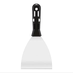 Espátula Aco Inox Multiuso Condor 135 | Cabo Plástico 10cm Embalagem com 6 Unidades