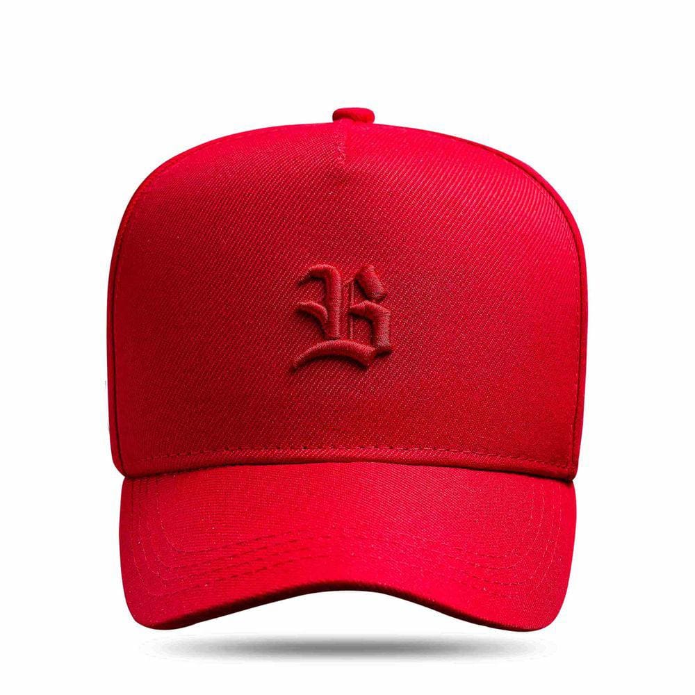 Boné Blck Brasil Snapback Aba Curva Logo B Básico Bordado