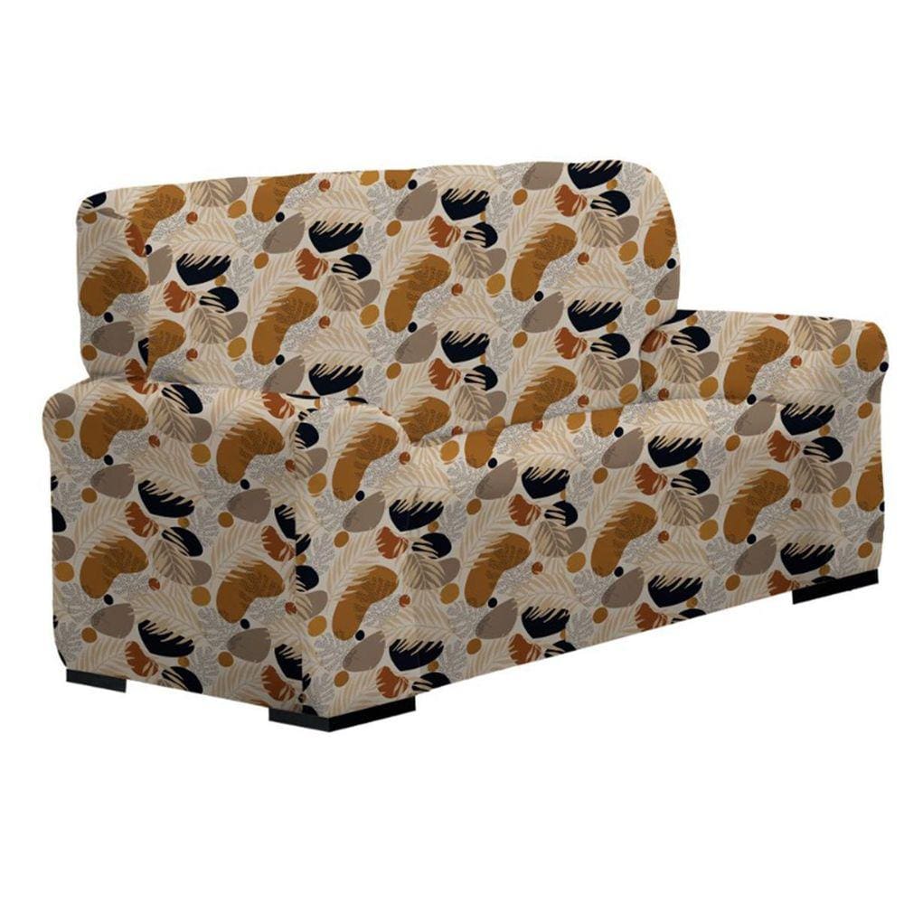 Capa De Sofá Coladinha 3 Lugar Estampada Coleção Jardins