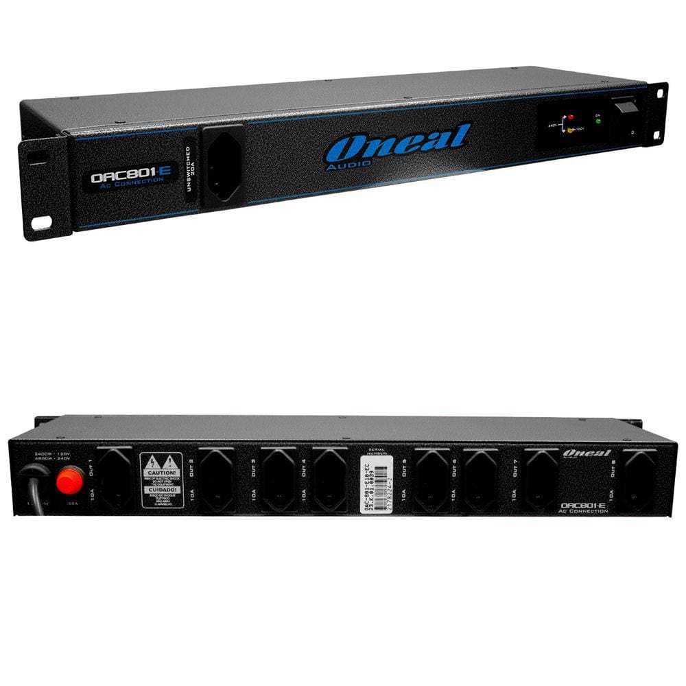 Distribuidor Regua Energia Oneal Oac-801 E10 8+1 Tomadas