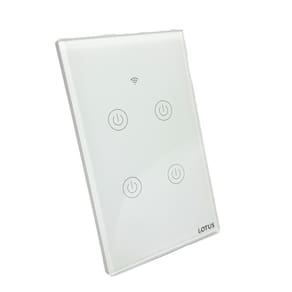 Interruptor Inteligente 4 Botões Zigbee 4X2 - Branco 64/1
