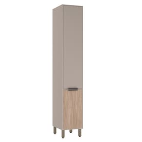 Paneleiro Simples 40cm 2 Portas Stylo Luciane Móveis Cinammon-cinammon-cumaru