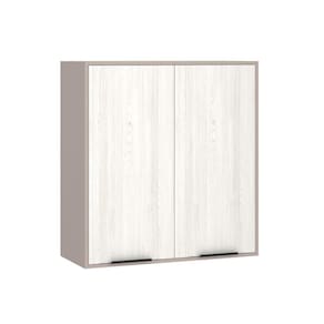 Armário Aéreo 80cm 2 Portas 1 Prateleira Stylo Luciane Móveis Cinammon-teka ártico