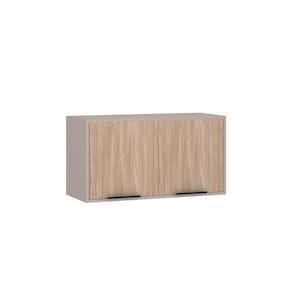 Armário Aéreo 80cm 2 Portas Stylo Luciane Móveis Cinammon-cumaru
