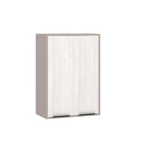 Armário Aéreo 60cm 2 Portas Stylo Luciane Móveis Cinammon-teka ártico