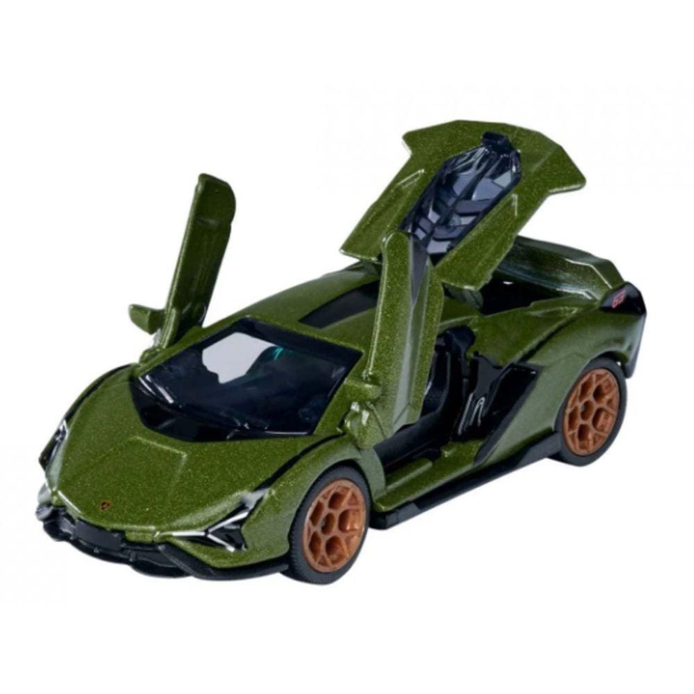 Miniatura Majorette Deluxe Cars Lamborghini Sian FKP 37 1/64 Metal Verde