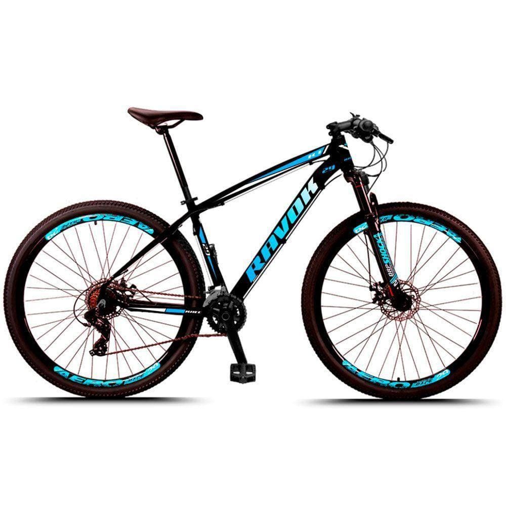 Bicicleta Bike 21 Velocidades Traseiro Shimano Freio A Disco Cor: Azul Tam: 21"