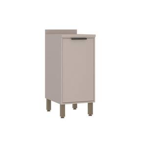 Balcão 40cm 1 Porta Com Tampo Stylo Luciane Móveis Cinammon