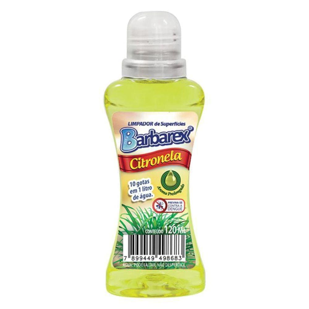 Limpador De Superfície Aromatizado Cítronela 120Ml Barbarex
