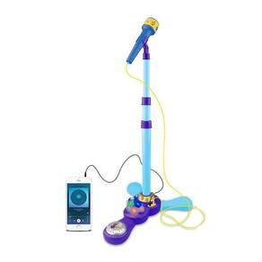 Bolofofos Microfone Com Pedestal - Fun Divirta-Se