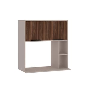Armário Aéreo 80cm 2 Portas Stylo Luciane Móveis Cinammon-escarlate