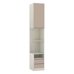 Mesa De Cabeceira Direito Prime Plus Legno Crema Com Connect