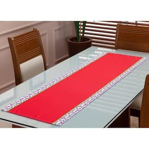 Caminho De Mesa Retangular 1,35M X 0,45M Estampado Melância