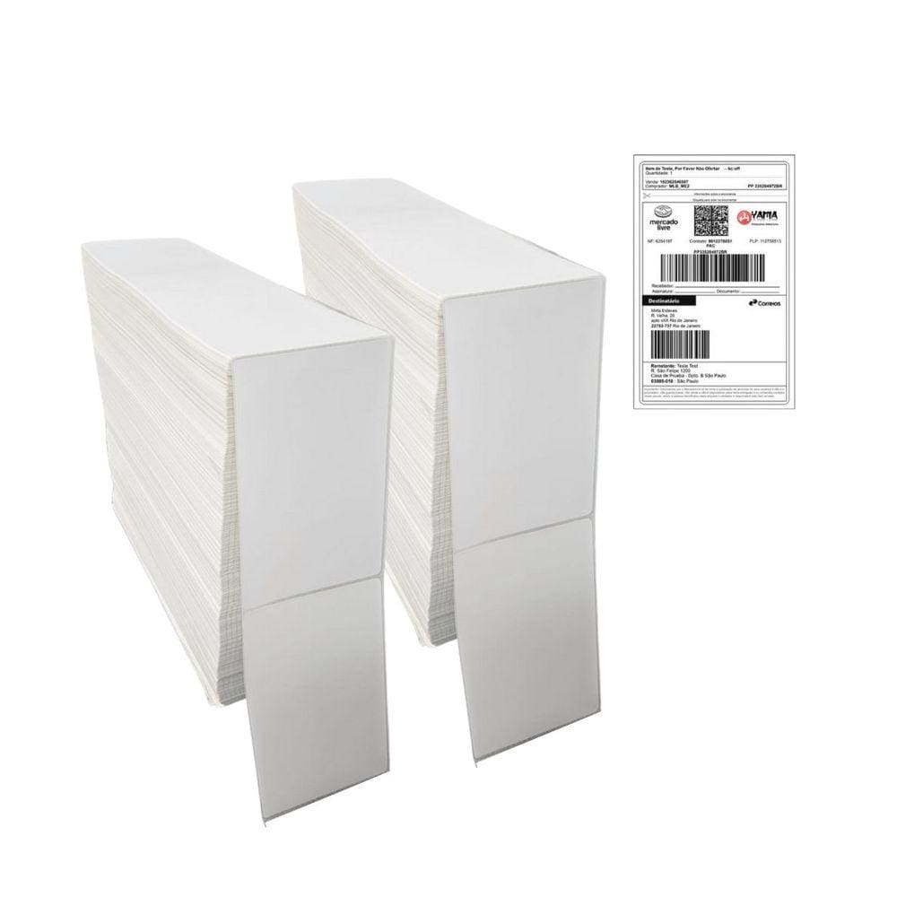 Etiqueta Térmica Adesiva 100x150 Resma Com 10.000 Etiquetas- Yama