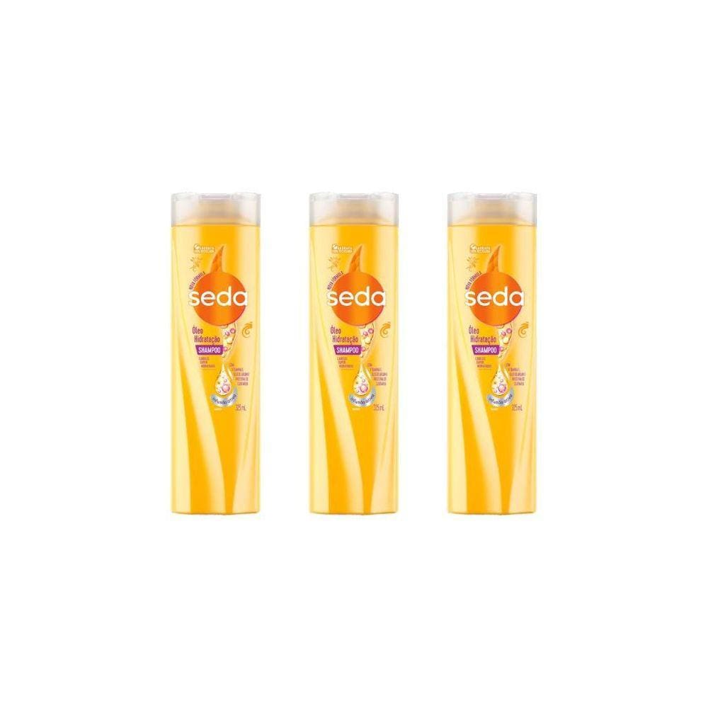 Shampoo Seda 325Ml Oleo Hidrataçao-Kit C/3Un