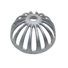 Ralo Abacaxi Alumínio Fundido para Tubo 75mm Anti Folhas