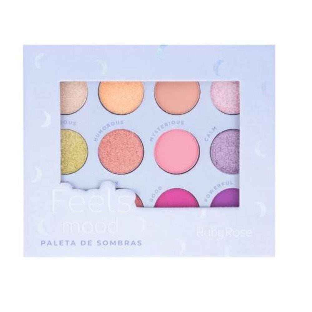 Paleta De Sombras Feels Mood 2 Ruby Rose