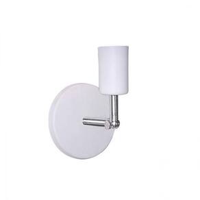 Arandela Pointer Alumínio 20cmx12cmx20cm 1 Lâmpada E27 Taschibra Branco