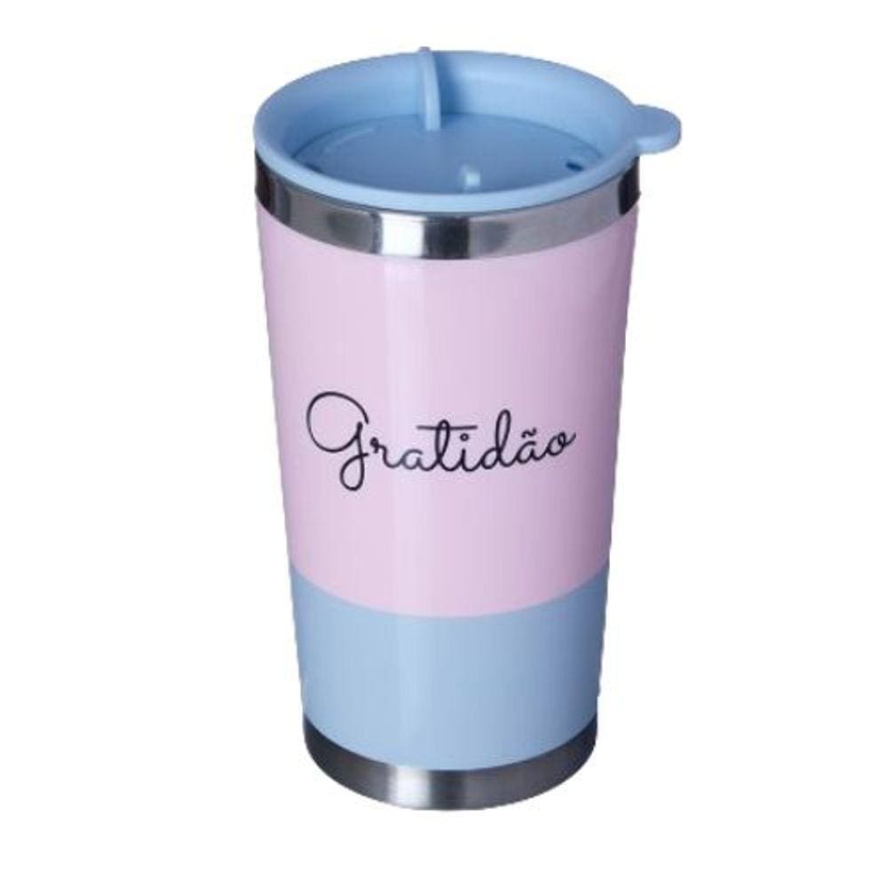 Copo P/ Viagem Tony Gratidão 10024397 350ml ZonaCriativa