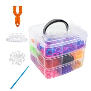 Maleta de Elásticos Pulseiras Loom Band Infantil Cabelo