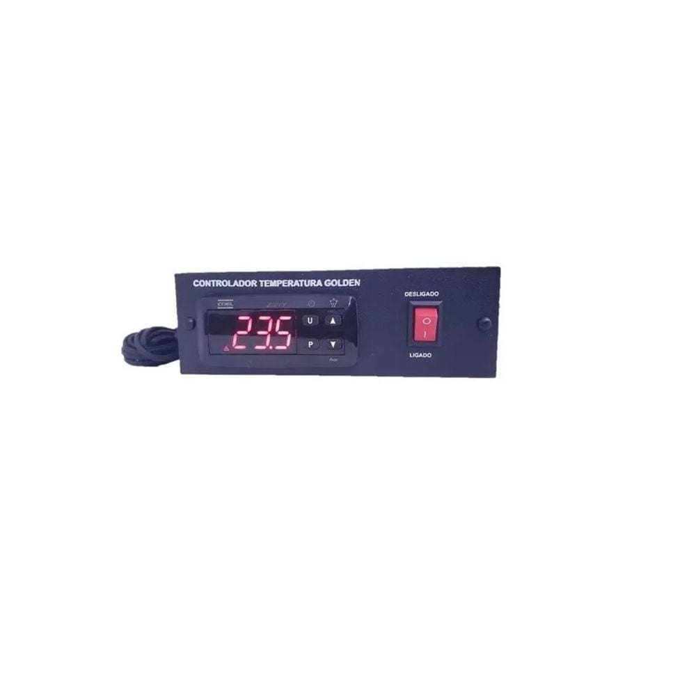 Controlador Termostato Aquece/Resfria Com Caixa