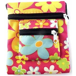 Kit 13 Porta Moedas Bolsinha Lateral Documento Florida B1941