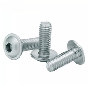 Parafuso Allen M8 X 20 Flangeado Cl 8.8 1,25 Zinco - 100Un
