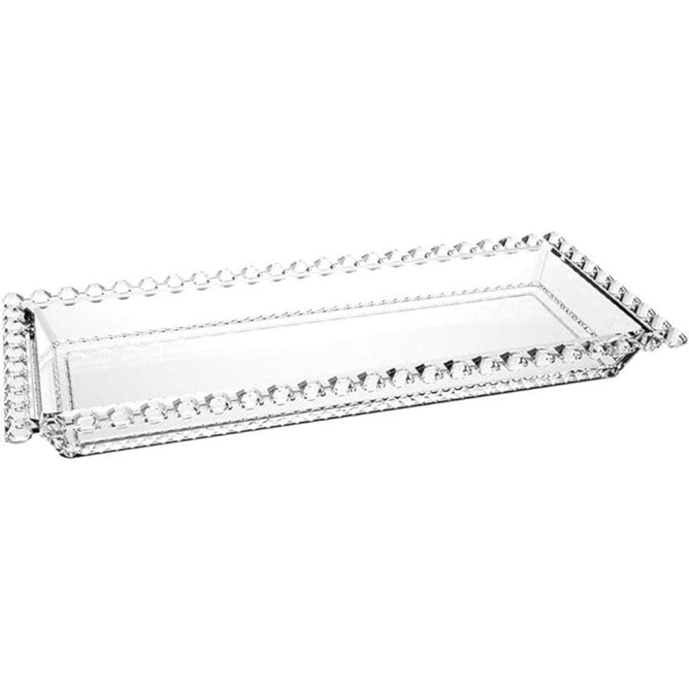 Travessa em cristal L30xP13xA2,5cm