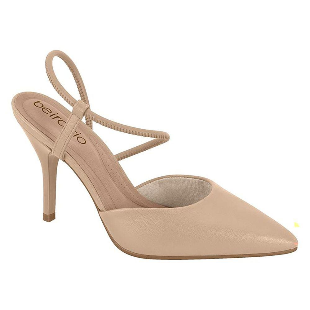 Sapato Scarpin Feminino Beira Rio Vazado Salto Alto