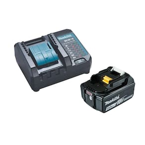 Kit Carregador Bivolt + Bateria 18V 5AH DC18WC+BL1850B Makita