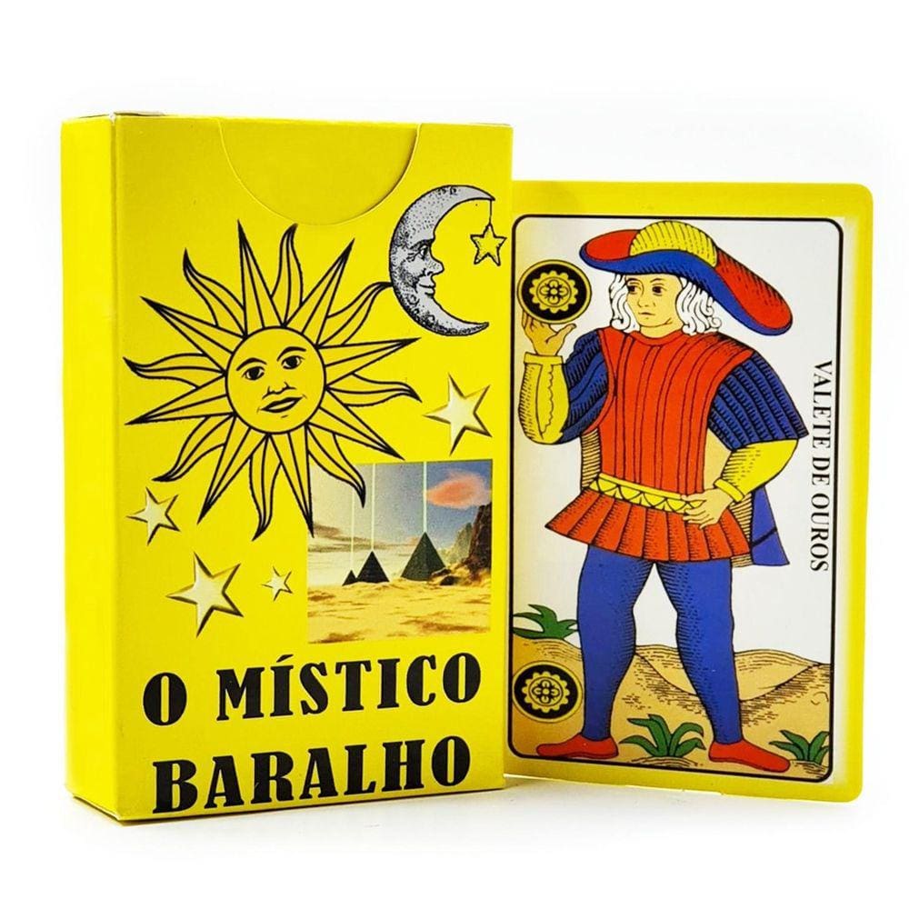 O Poderoso Baralho Tarô Místico com 40 Cartas e Livreto